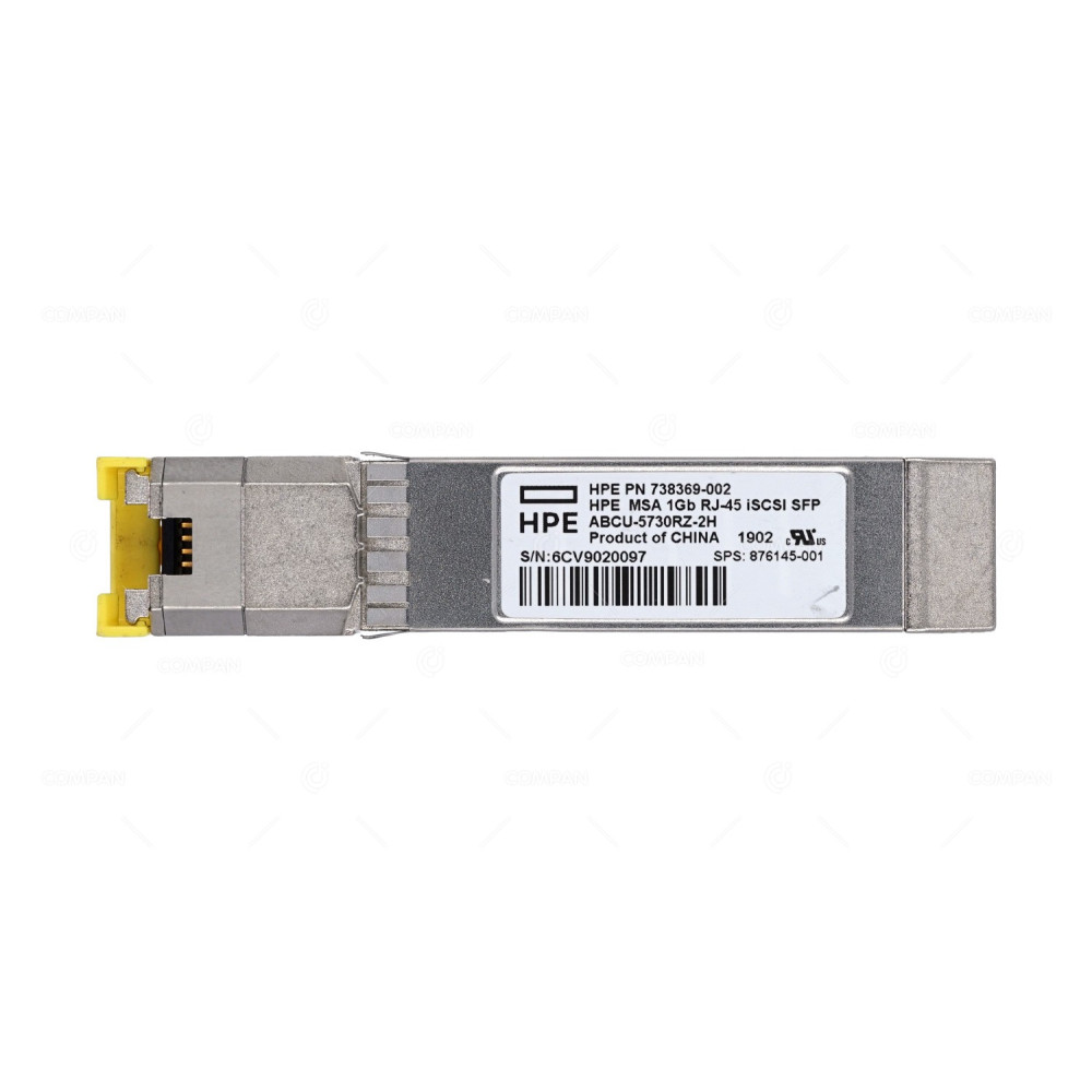 876145-001 HP MSA 1GB RJ45 ISCSI SFPFOR MSA 2040 738369-002, C8S75B, ABCU-5730RZ-2H, FCLF8522P2BTL-2H